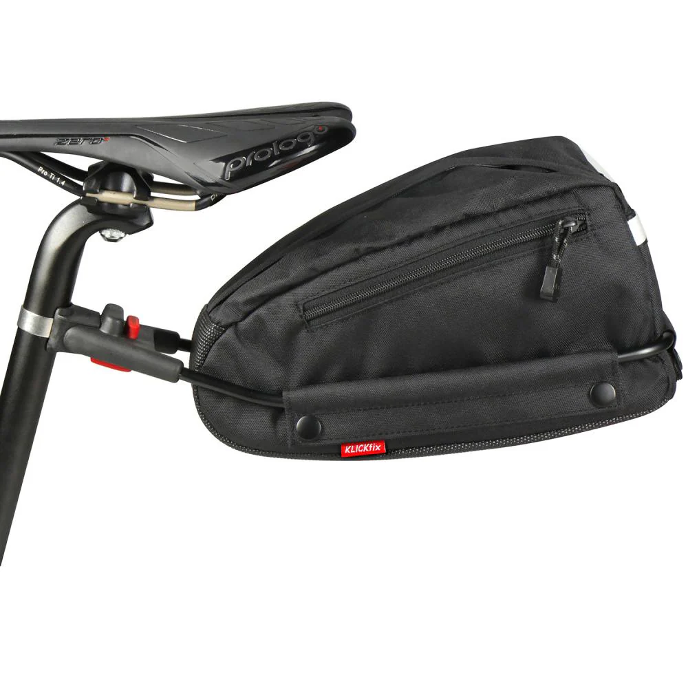 KLICKfix Satteltasche Contour SF schwarz Größe 14x28x15 cm 4l Contour Adapter - Image 3