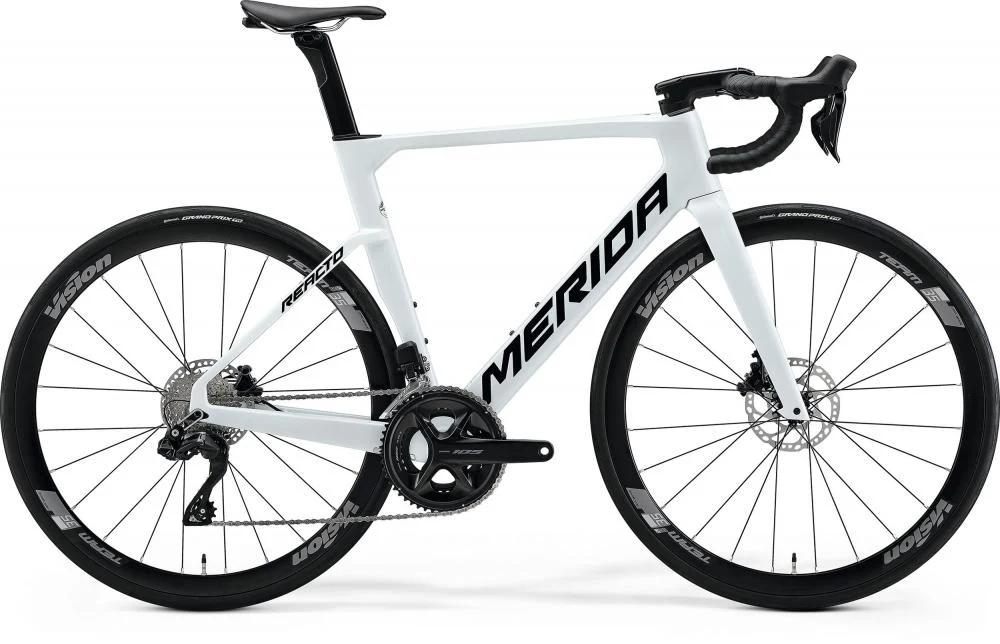 MERIDA Reacto 5000 IV1 pearl white(black) (PEARL WHITE(BLACK), Größe XL)