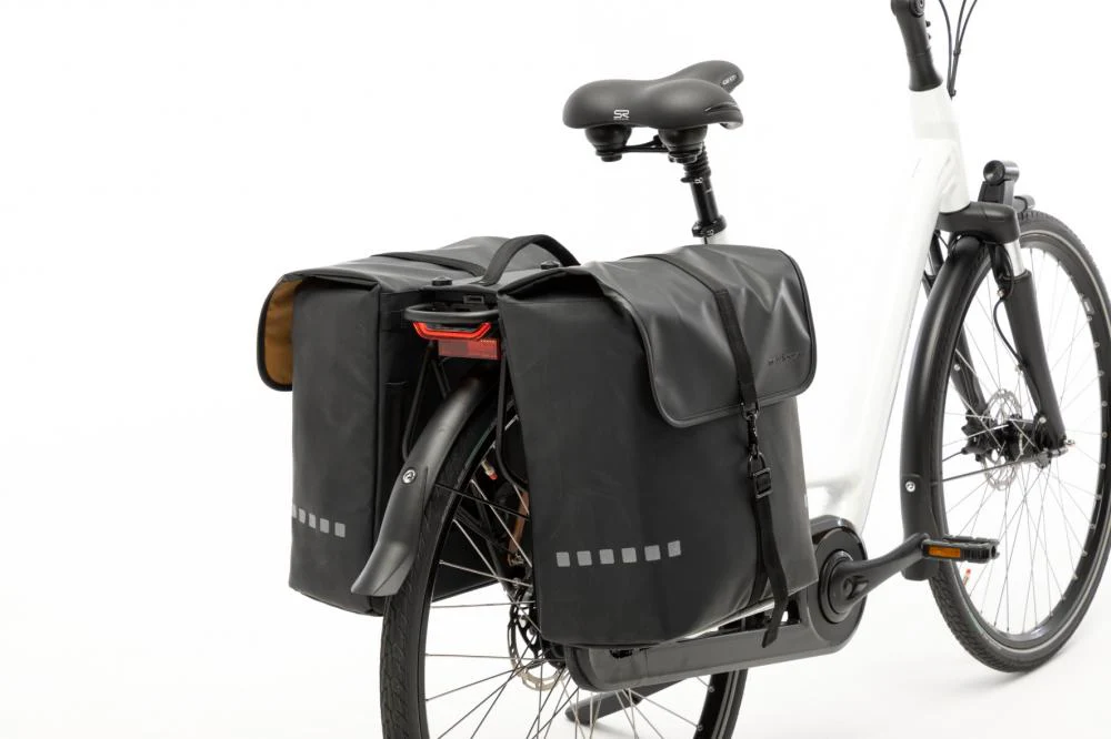 New Looxs Doppelpacktasche Odense Double MIK Black 2x 18-20L Black - großzügiger Stauraum für E-Bikes - Image 4
