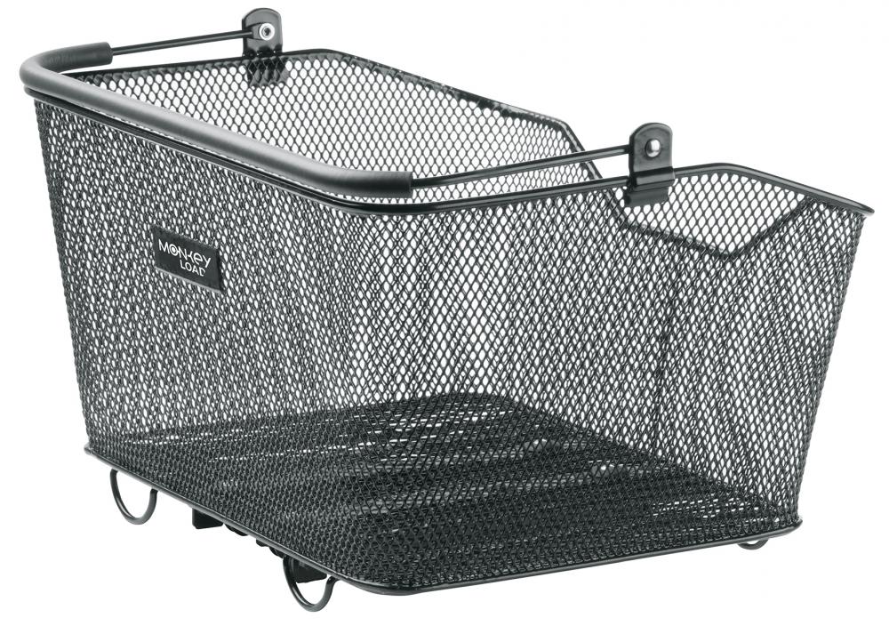 Northwind Basket A-Cross Fahrradkorb 26,5L schwarz  MonkeyLoad T, Stahl, 40x30x20 cm, mit Griff