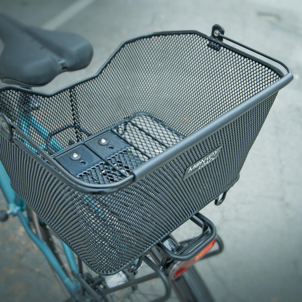 Northwind Basket A-Cross Fahrradkorb 26,5L schwarz  MonkeyLoad T, Stahl, 40x30x20 cm, mit Griff - Image 5
