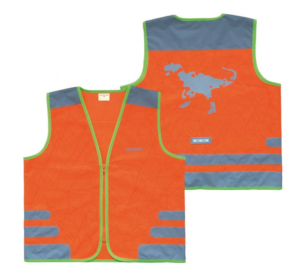 Wowow Sicherheitsweste Nutty Jacket für Kinder orange m Refl Streifen - Image 3
